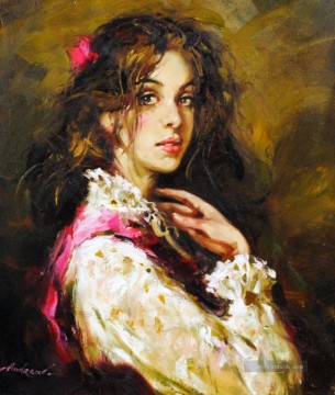  hübsche - Hübsche Frau AA 14 Impressionist